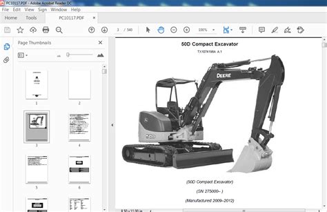 50d mini excavator|john deere 50d manual.